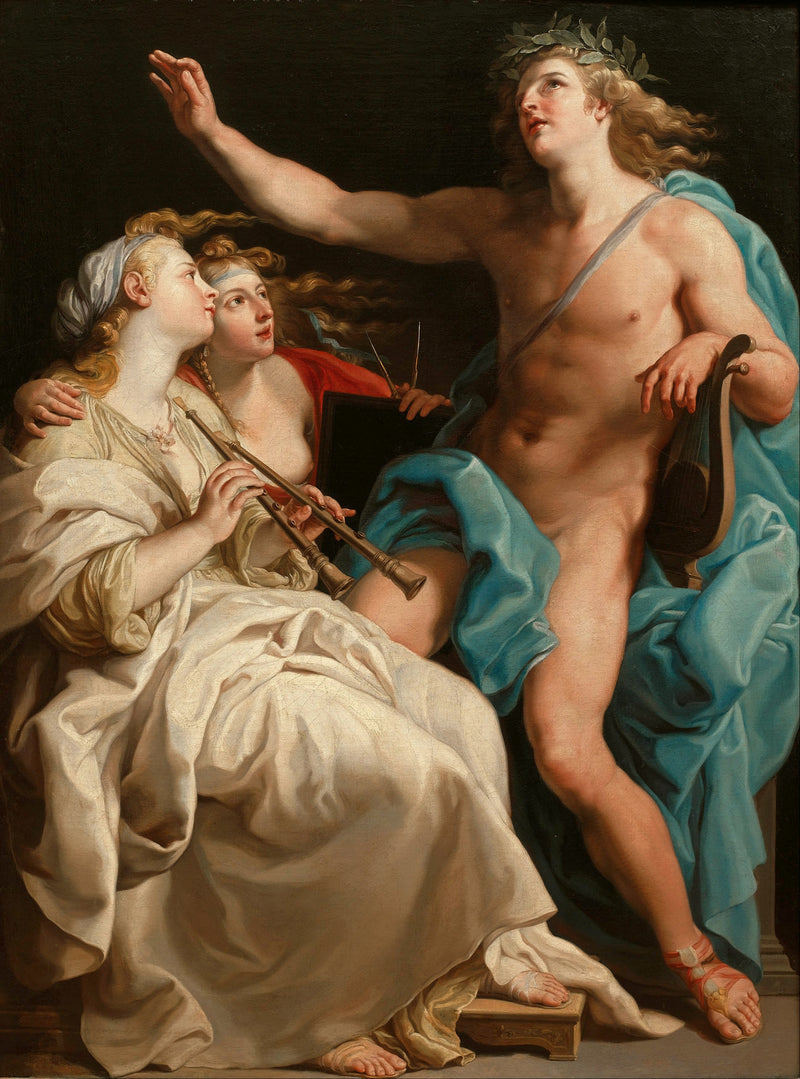 Apollon, Euterpe och Urania - Pompeo Batoni