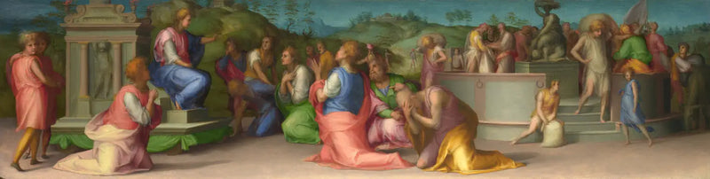 Josephs bröder ber om hjälp - Pontormo
