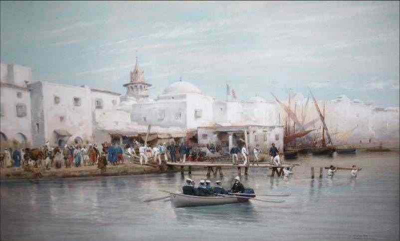 Port de Bizerte - Édouard Detaille