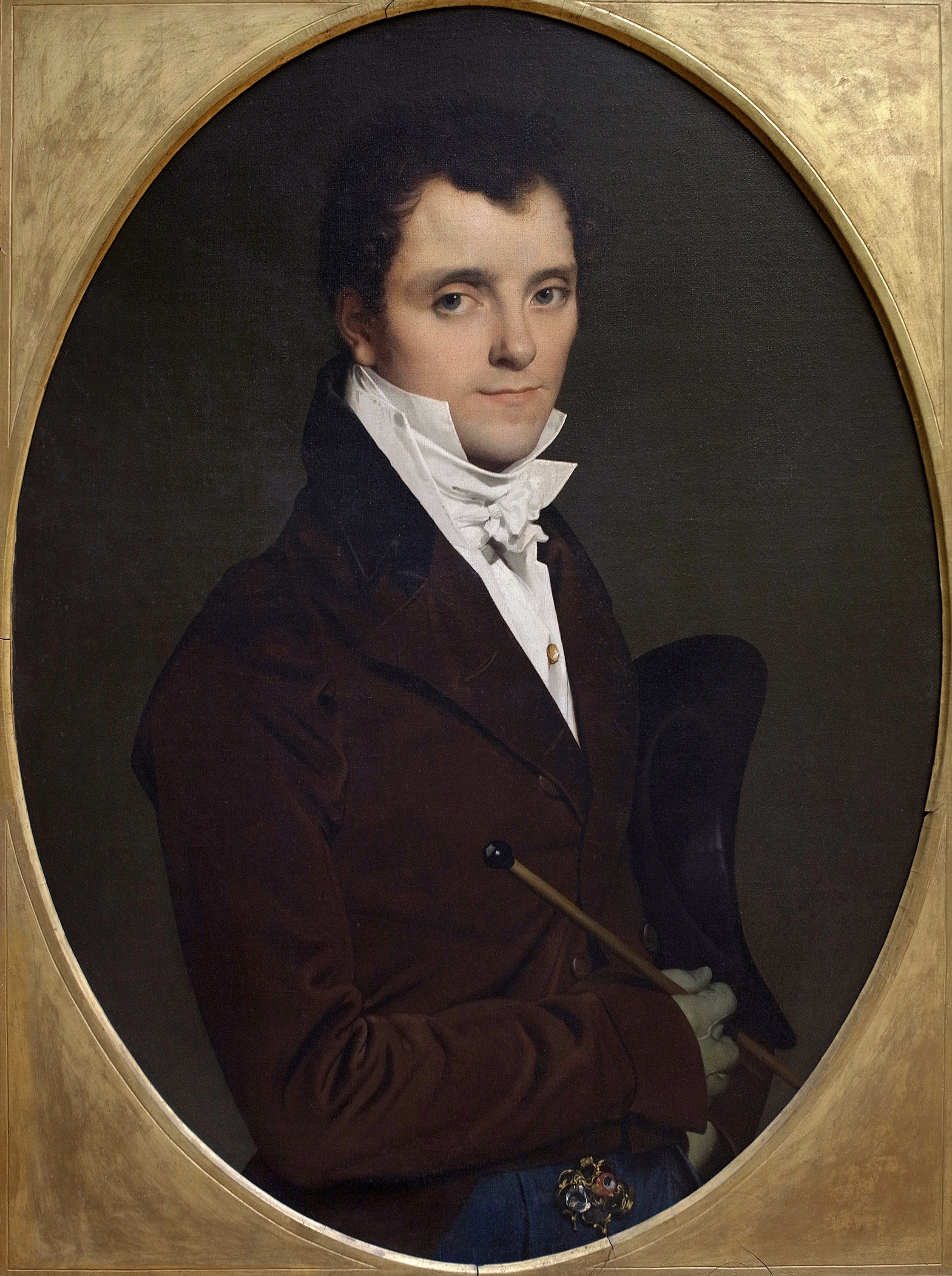 Porträtt av Edme Bochet - Jean-Auguste-Dominique Ingres