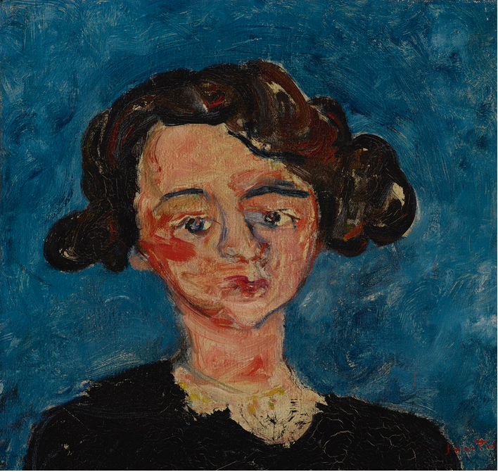 PORTRAIT DE JEUNE FILLE (PAULETTE JOURDAIN) (1928) - Chaim Soutine