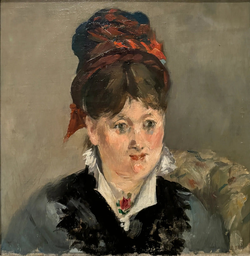 Porträtt av Alice Legouvé i en fåtölj - Édouard Manet
