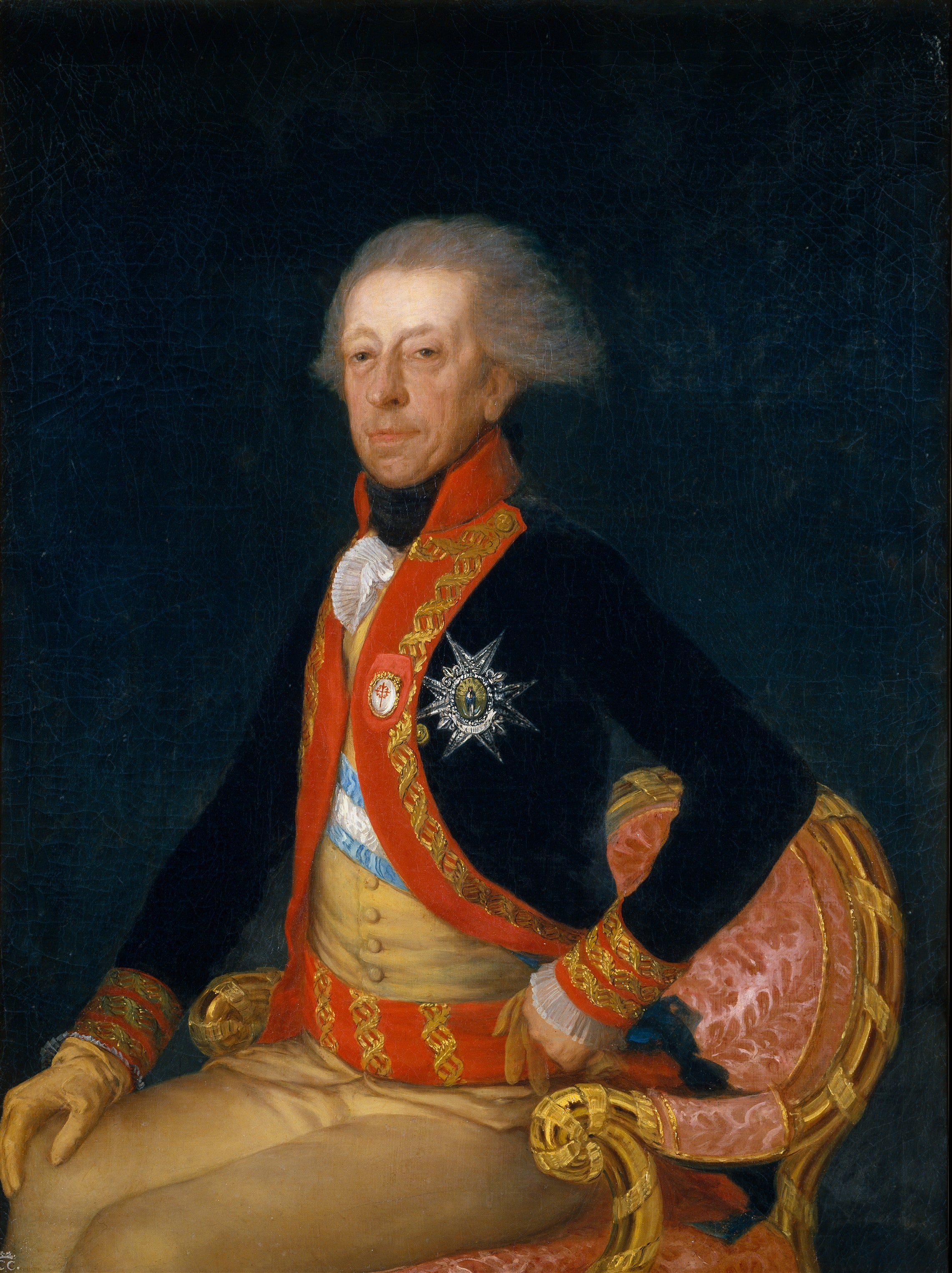 Reproduction du tableau « Général Antonio Ricardos - Francisco de Goya » par Alpha Reproduction en peinture à l’huile