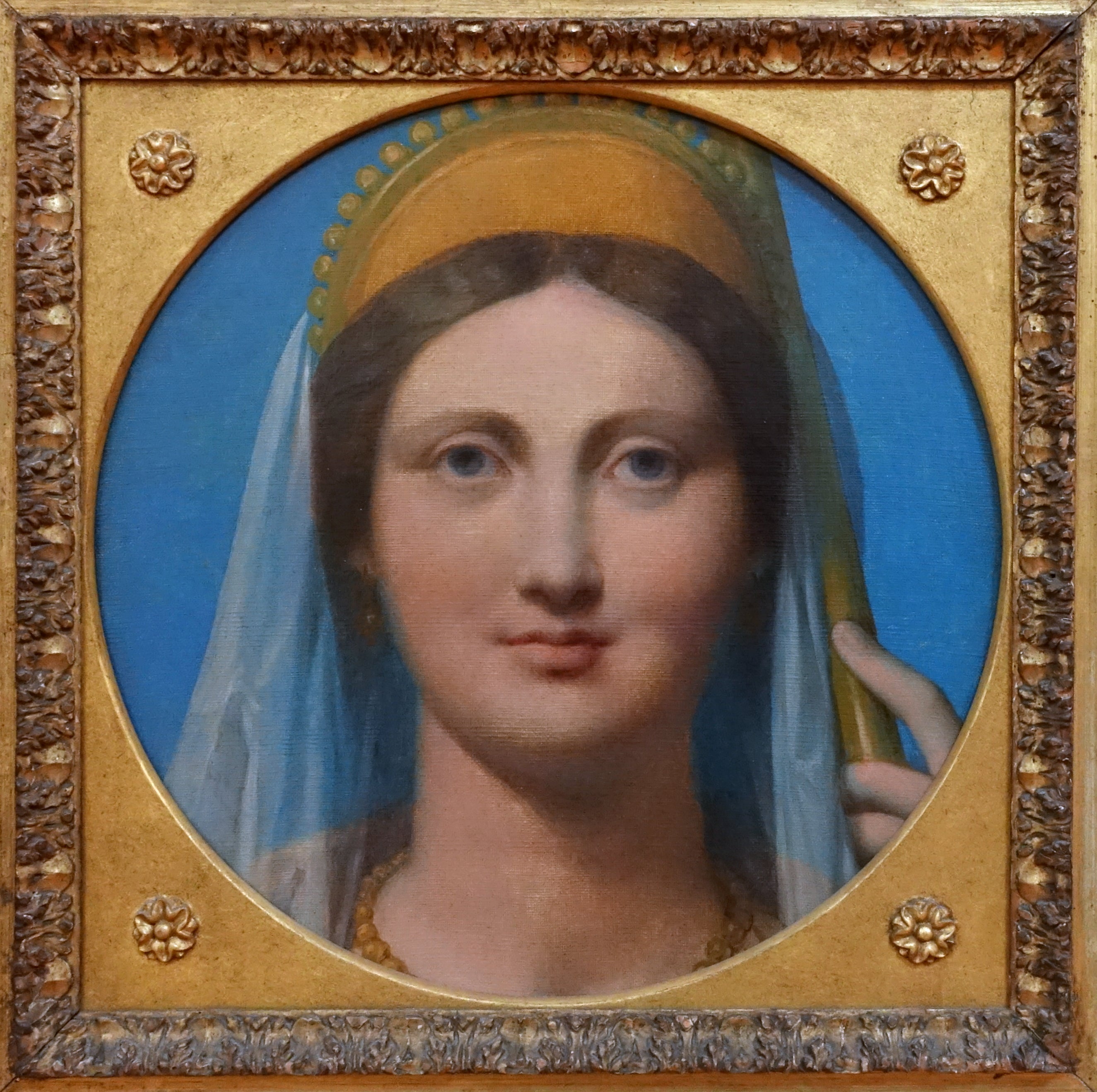 Porträtt av Madame Jacques Ignace Hittorf som Junon - Jean-Auguste-Dominique Ingres