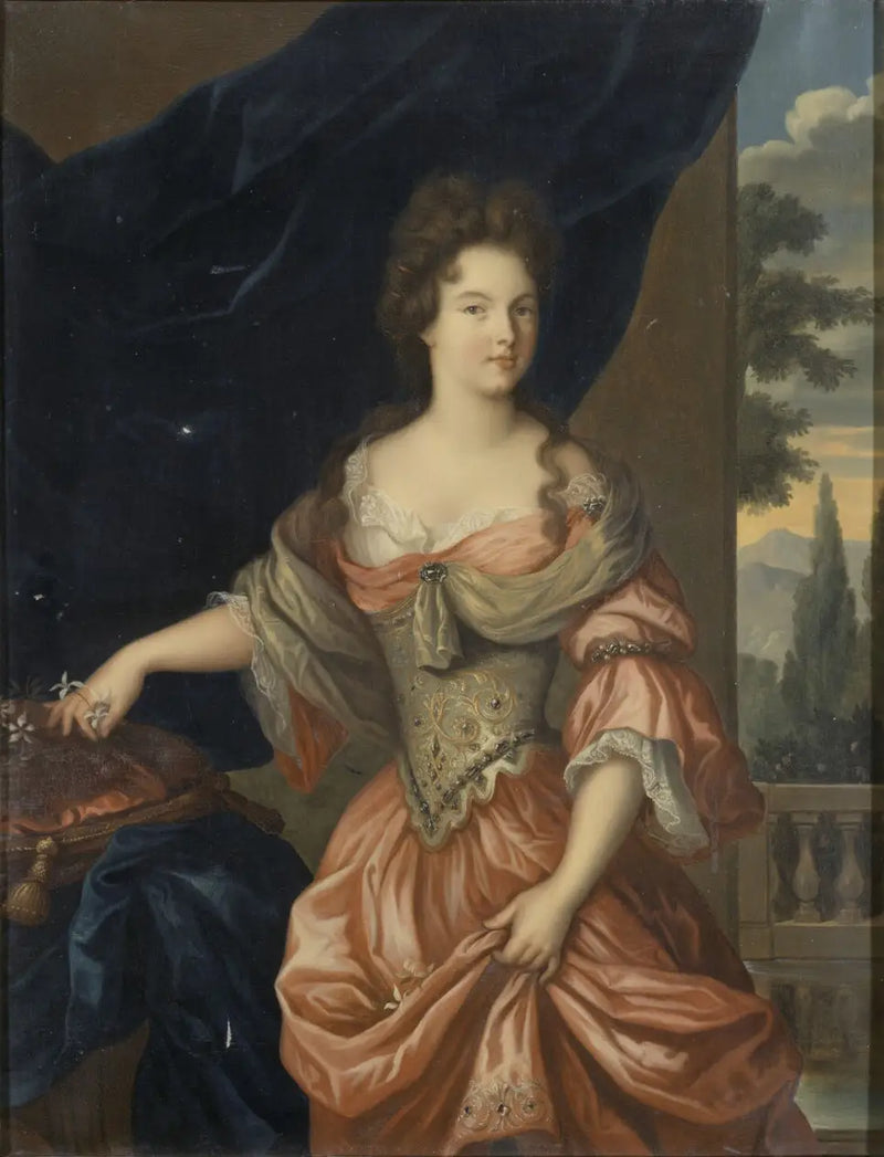 Marie-Anne de Bourbon, hertiginna av Vendôme (1678-1718) - Hippolyte Flandrin