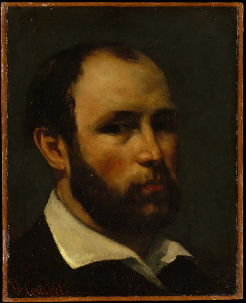 Porträtt av en man - Gustave Courbet
