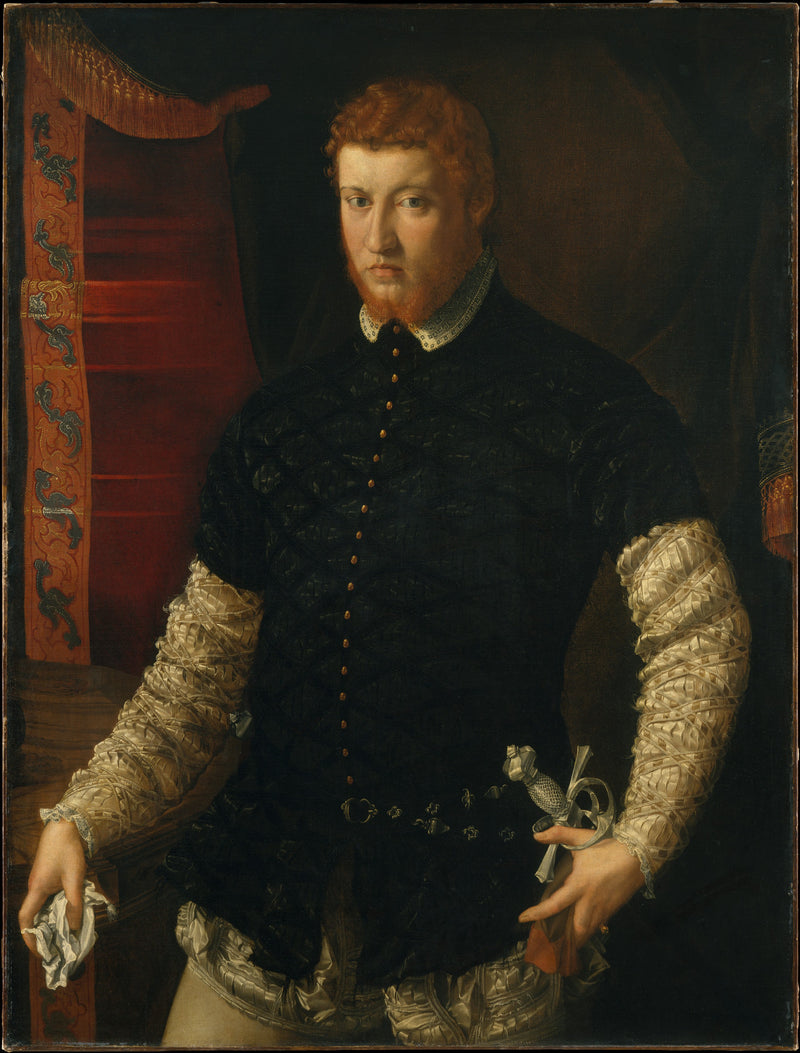 Porträtt av man - Francesco Salviati