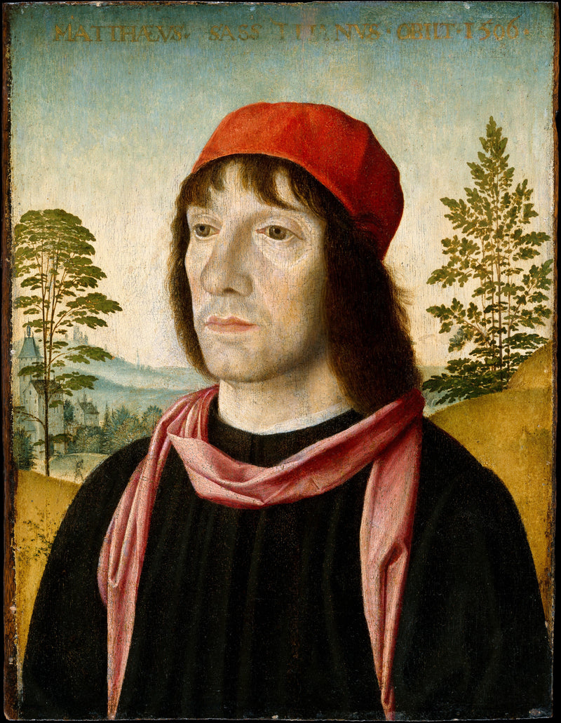Porträtt av man - Fra Bartolomeo