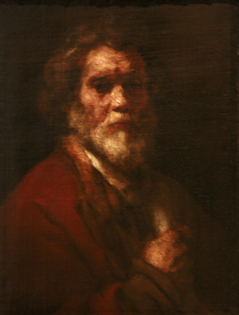 Porträtt av gammal man - Rembrandt