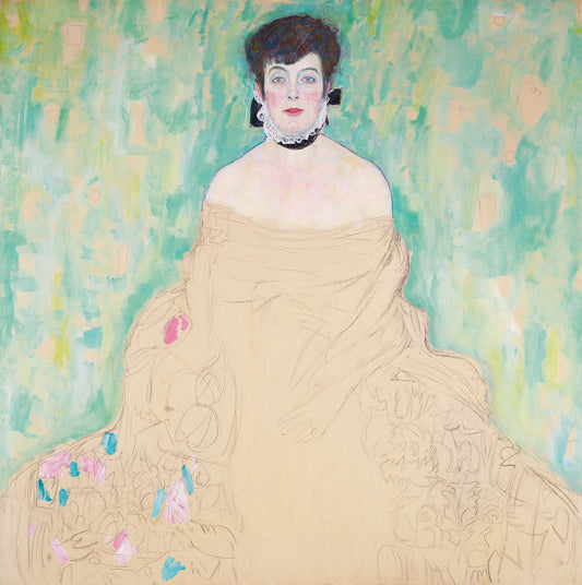 🎨👩‍🎨 Porträtt av Amalie Zuckerkandl – Gustav Klimt (cirka 1917–1918)