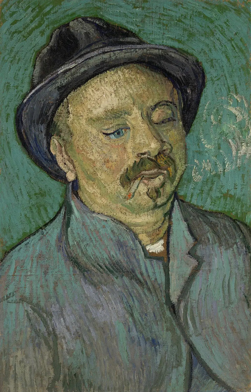 Porträtt av en enögt man - Vincent van Gogh