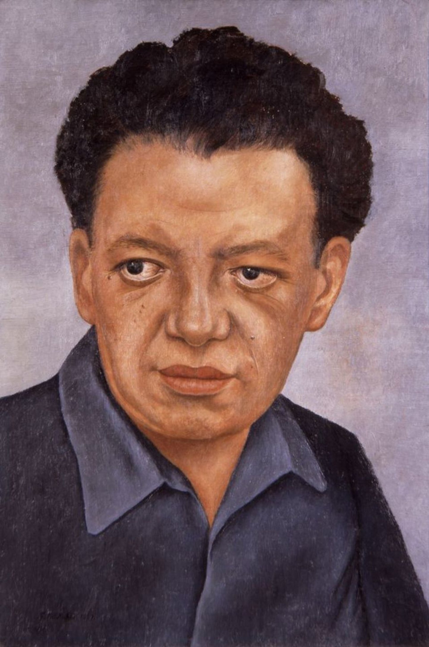 Porträtt av Diego Rivera – Frida Kahlo (1937)