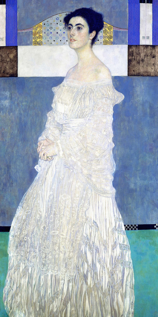 🎨✨ Porträtt av Margarethe Stonborough-Wittgenstein – Gustav Klimt (1905)