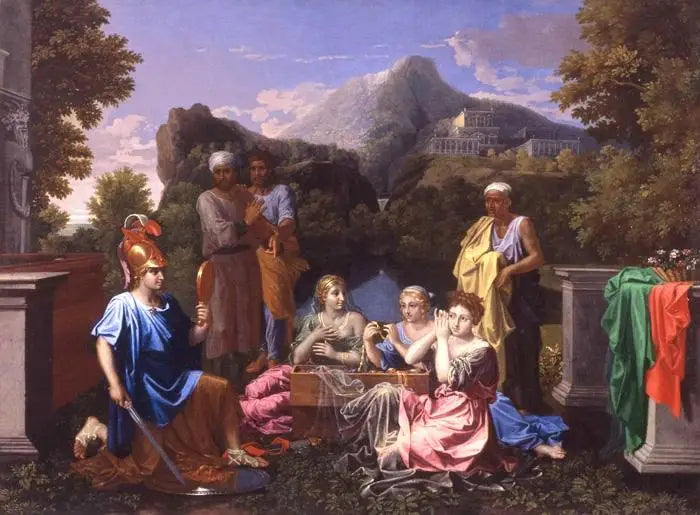 Achilles på Skyros - Nicolas Poussin