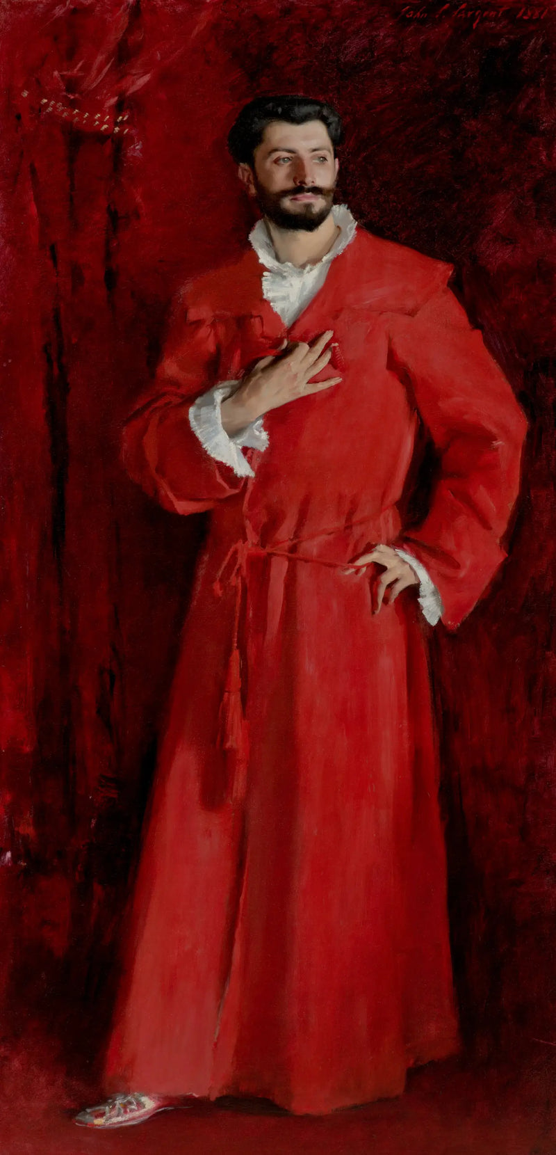 Doktor Pozzi hemma - John Singer Sargent