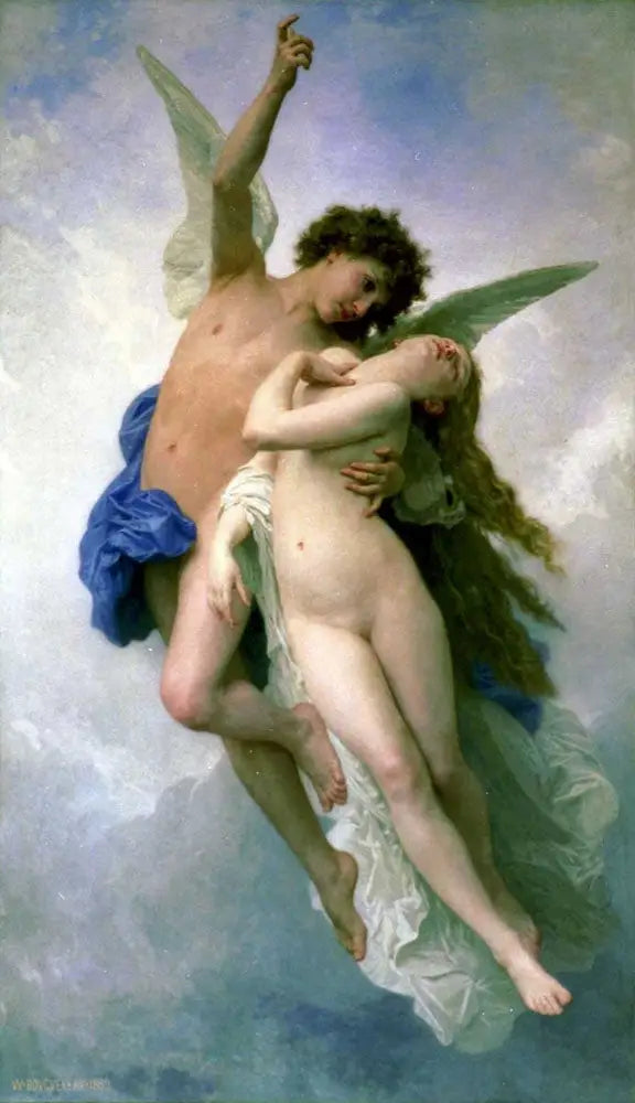 Psyche och Kärleken - Bouguereau