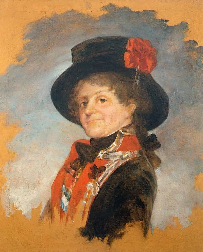 Porträtt av drottning Maria-Louise av Spanien - Francisco de Goya