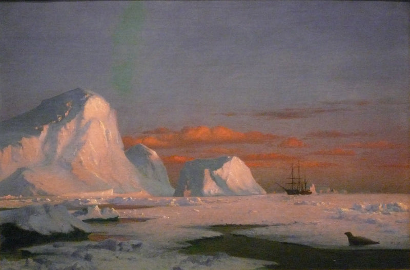 Arktisk solnedgång - William Bradford