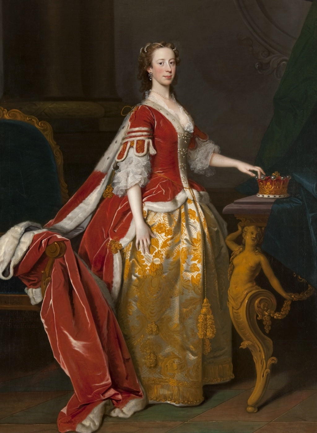 Lady Anne Campbell, comtesse de Strafford, Allan Ramsay, 1743, peinture à l’huile