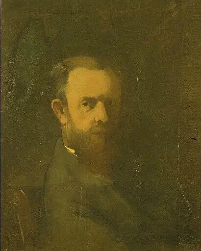 Självporträtt i profil - Odilon Redon