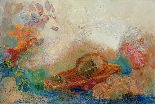 Orfeus död - Odilon Redon