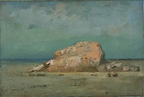 Den rosa klippan - Odilon Redon