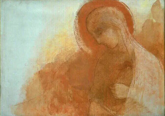 Jungfru - Odilon Redon
