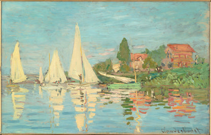 🎨 Regattor i Argenteuil – Claude Monet, omkring 1874