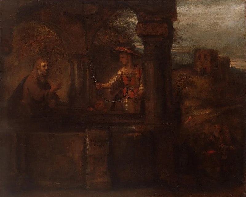 Kristus och samariten - Rembrandt