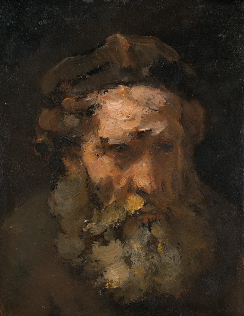 Saint Matteus huvud - Rembrandt