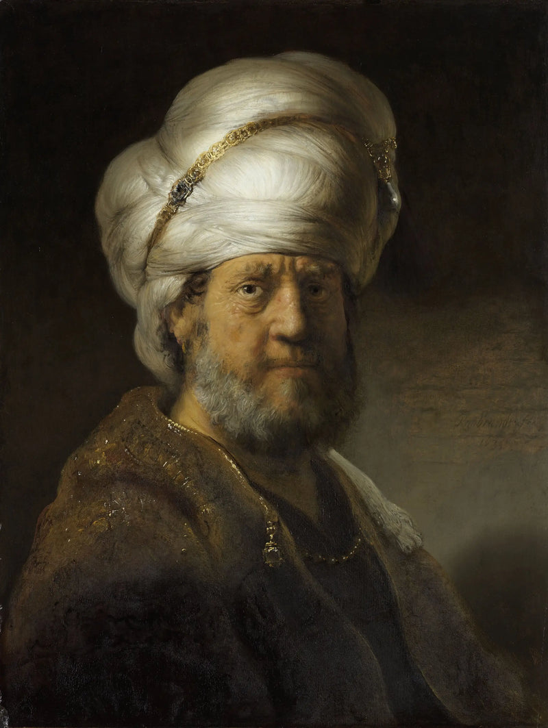Man i österländsk kostym - Rembrandt