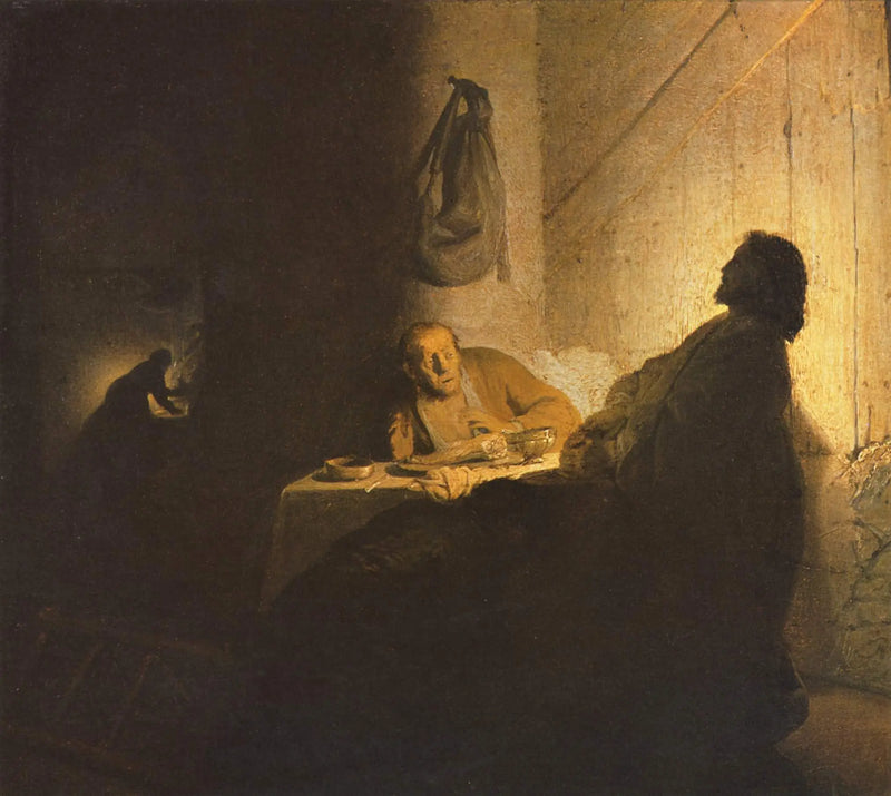 Emmausvandrarnas - Rembrandt