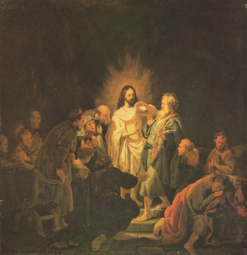 Tvivlet av helige Thomas - Rembrandt