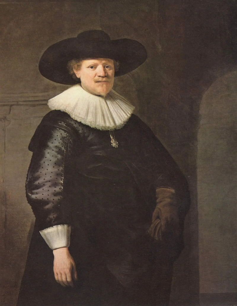 Porträtt av Jan Harmensz. Krul - Rembrandt
