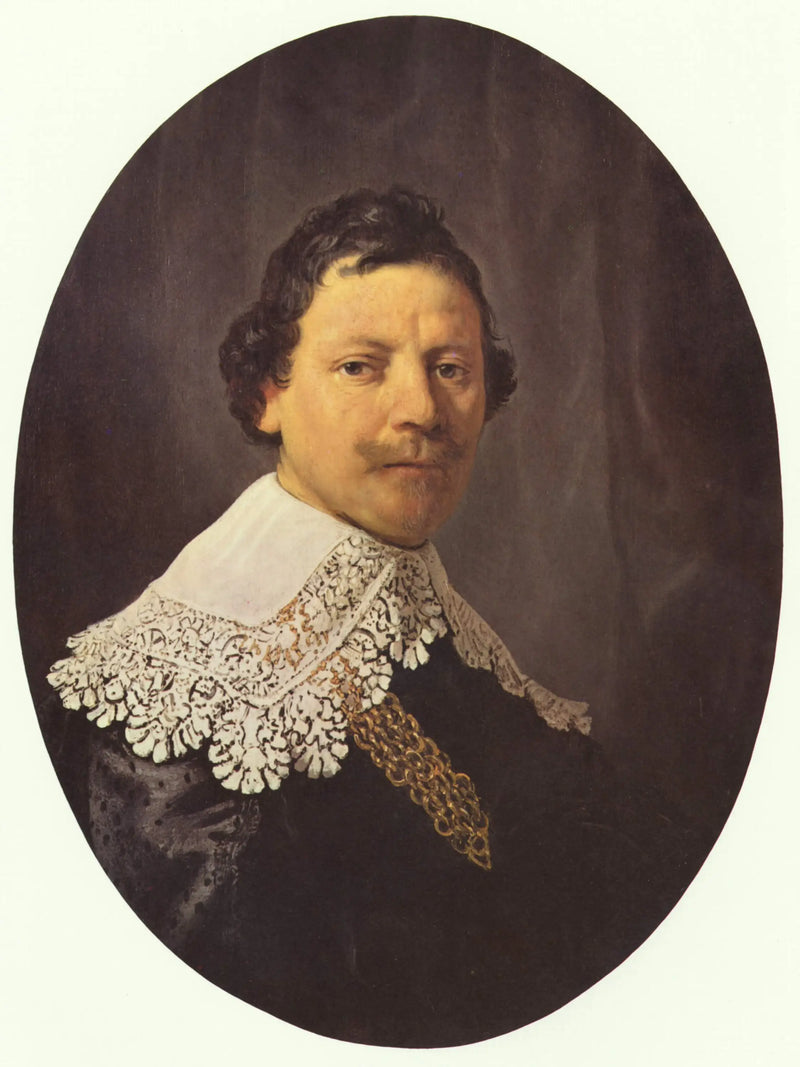 Porträtt av Philips Lucasz. (....-1641) - Rembrandt