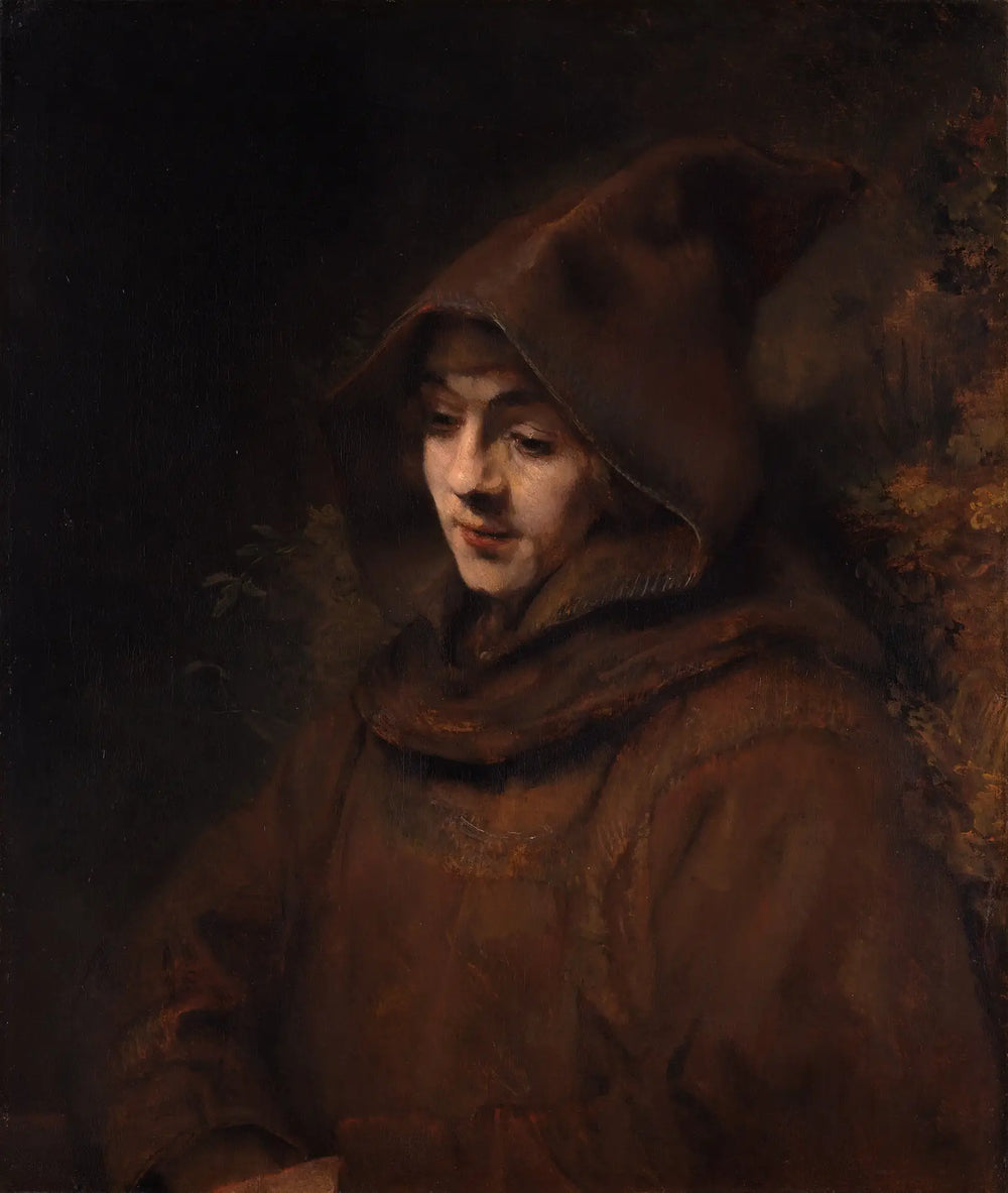 Reproduction du tableau « Titus en moine - Rembrandt » par Alpha Reproduction en peinture à l’huile