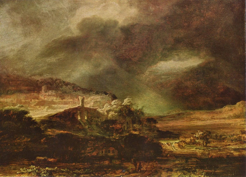 Stormlandskap - Rembrandt