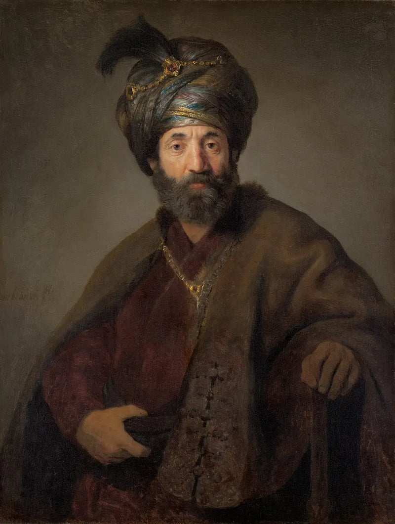 Man i österländsk kostym - Rembrandt