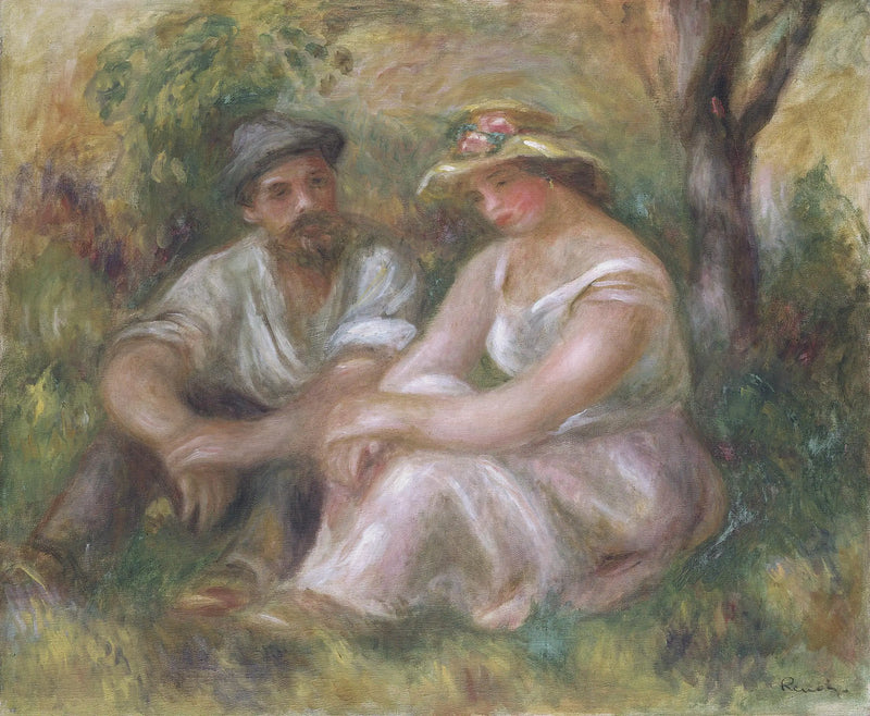 Samtal - Pierre-Auguste Renoir