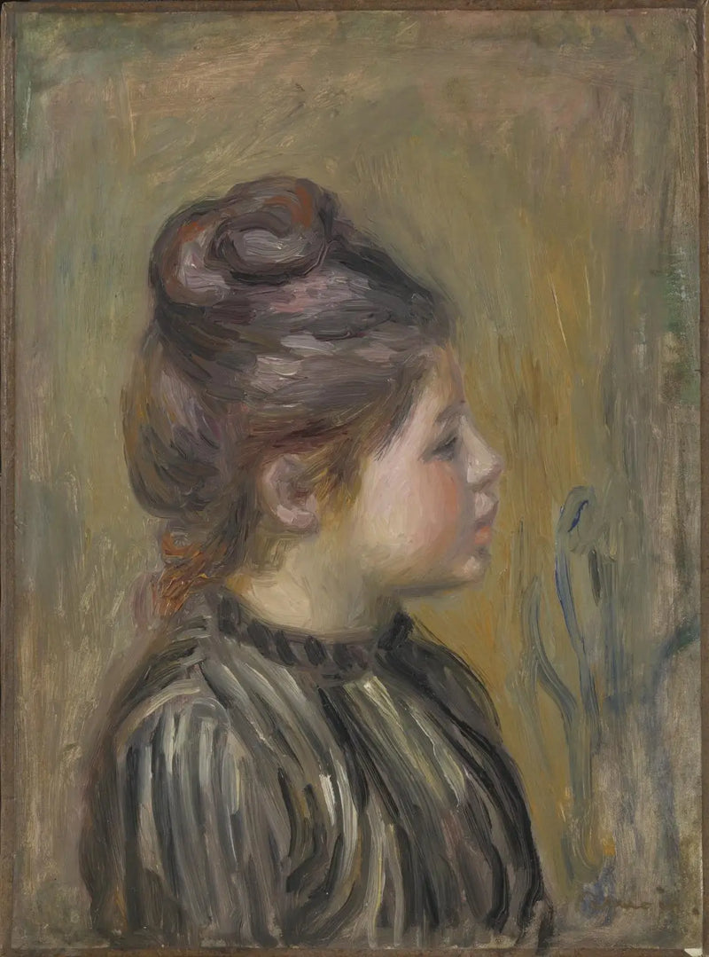 Flickhuvud - Pierre-Auguste Renoir