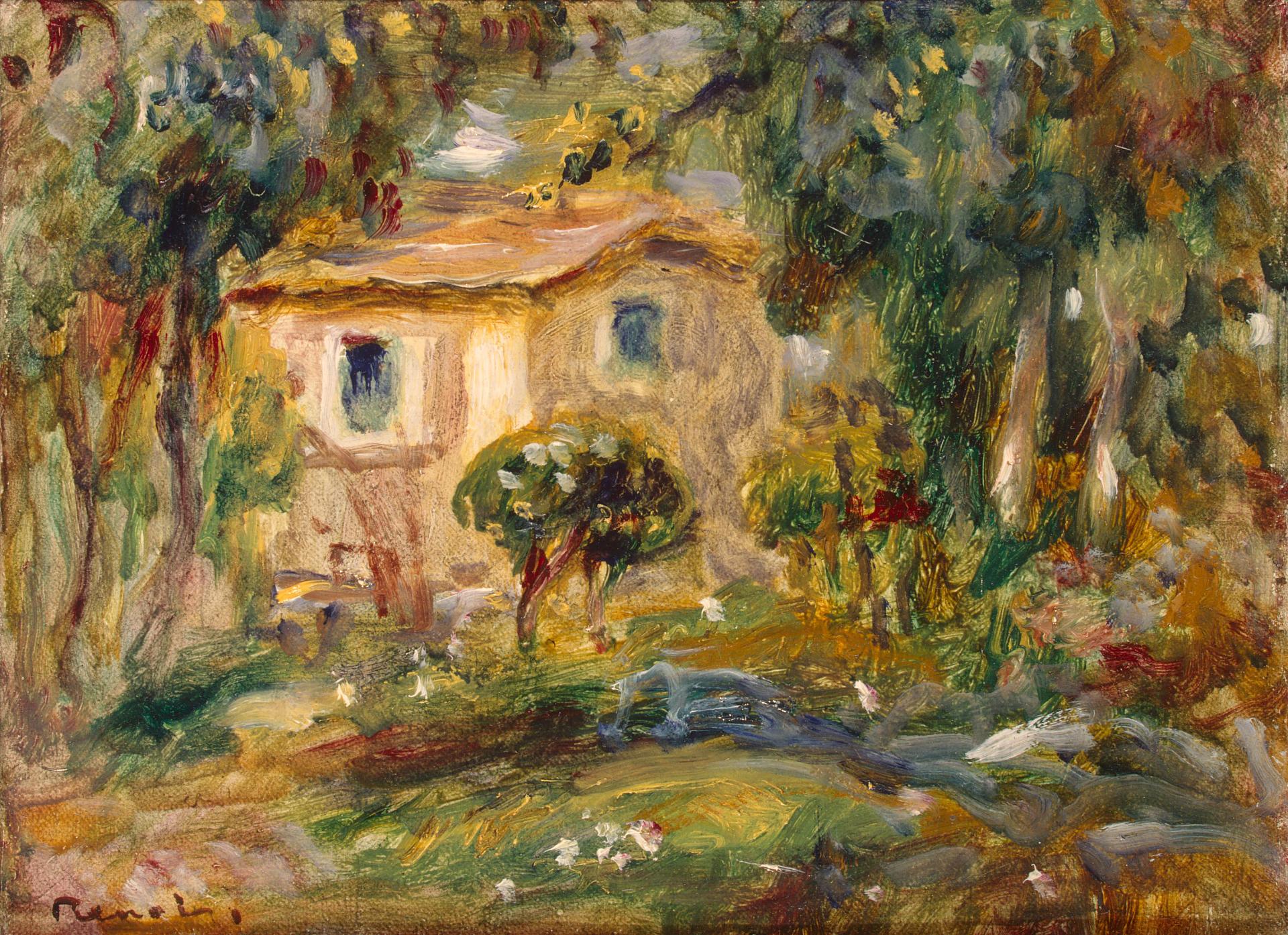 Reproduction du tableau « Paysage. Le Cannet - Pierre-Auguste Renoir » par Alpha Reproduction en peinture à l’huile