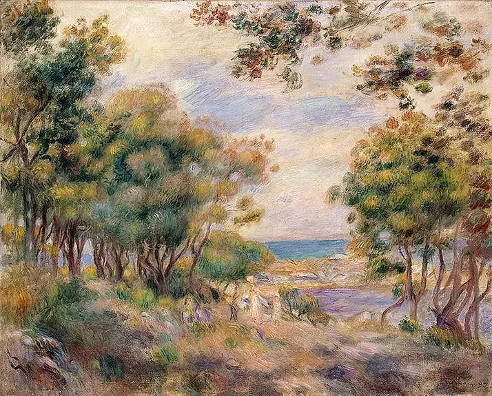 Landskap i Beaulieu - Pierre-Auguste Renoir