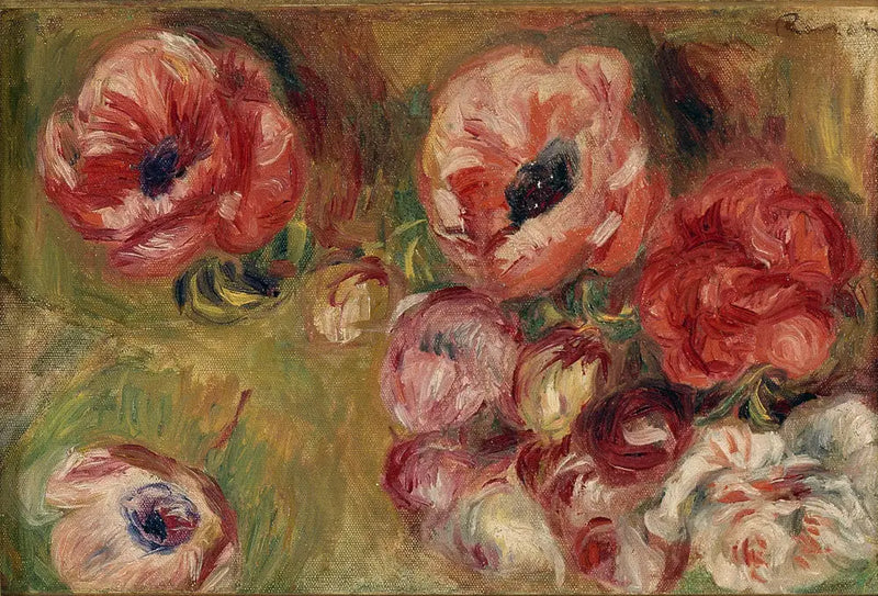 Anemonerna - Pierre-Auguste Renoir