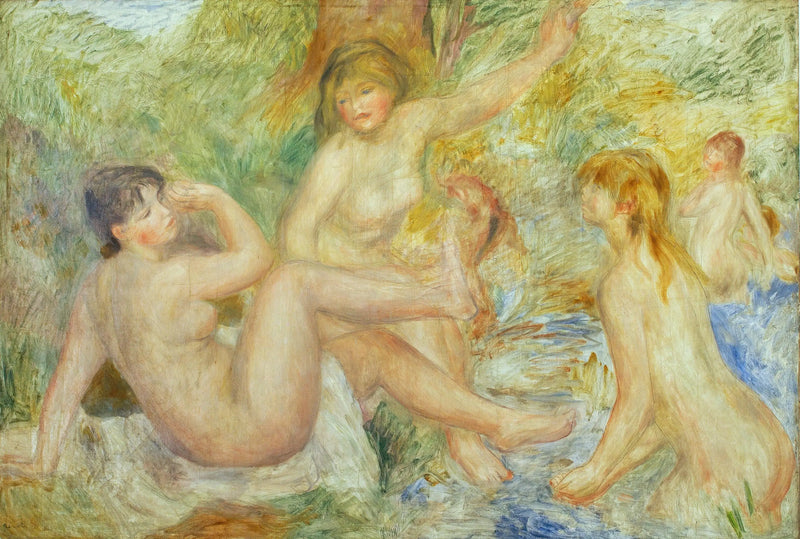 De Stora Badande - Pierre-Auguste Renoir