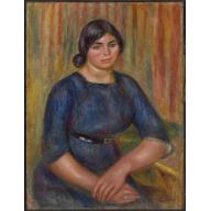 Reproduction du tableau « Portrait de Mlle Estable - Pierre-Auguste Renoir » par Alpha Reproduction en peinture à l’huile