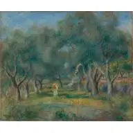 Olivernas allé - Pierre-Auguste Renoir