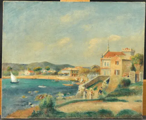 Liten hamn - Pierre-Auguste Renoir