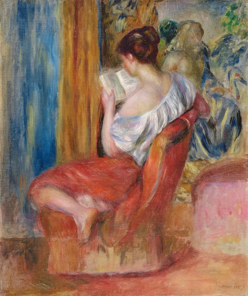 Kvinna som läser - Pierre-Auguste Renoir