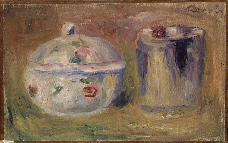 Sockerskål och bägare - Pierre-Auguste Renoir