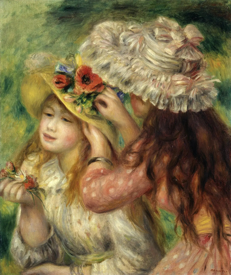 De två flickorna - Pierre-Auguste Renoir